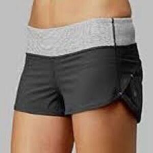 Lululemon Gray Run Speed Lined Athletic Shorts | Lightweight Performance Fit
